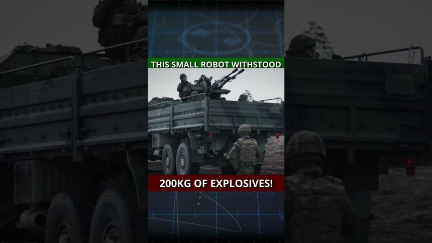 When A Small UGV Withstood 200KG Of Explosives