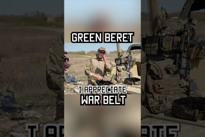 What’s in a GREEN BERET war belt? #reels #military #specialforces #greenberet #shorts