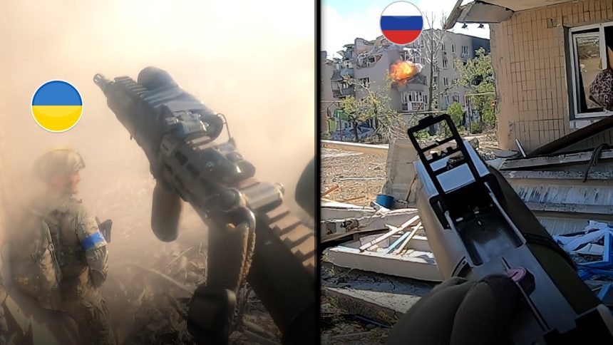 🔴 Ukraine War – Ukrainian Special Forces In High Intensity Urban Operation • GoPro Helmet Cam Combat