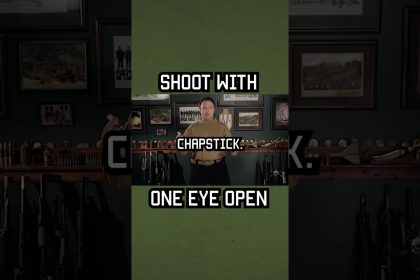 Should you shoot with one or BOTH eyes open? #reels #shorts #military